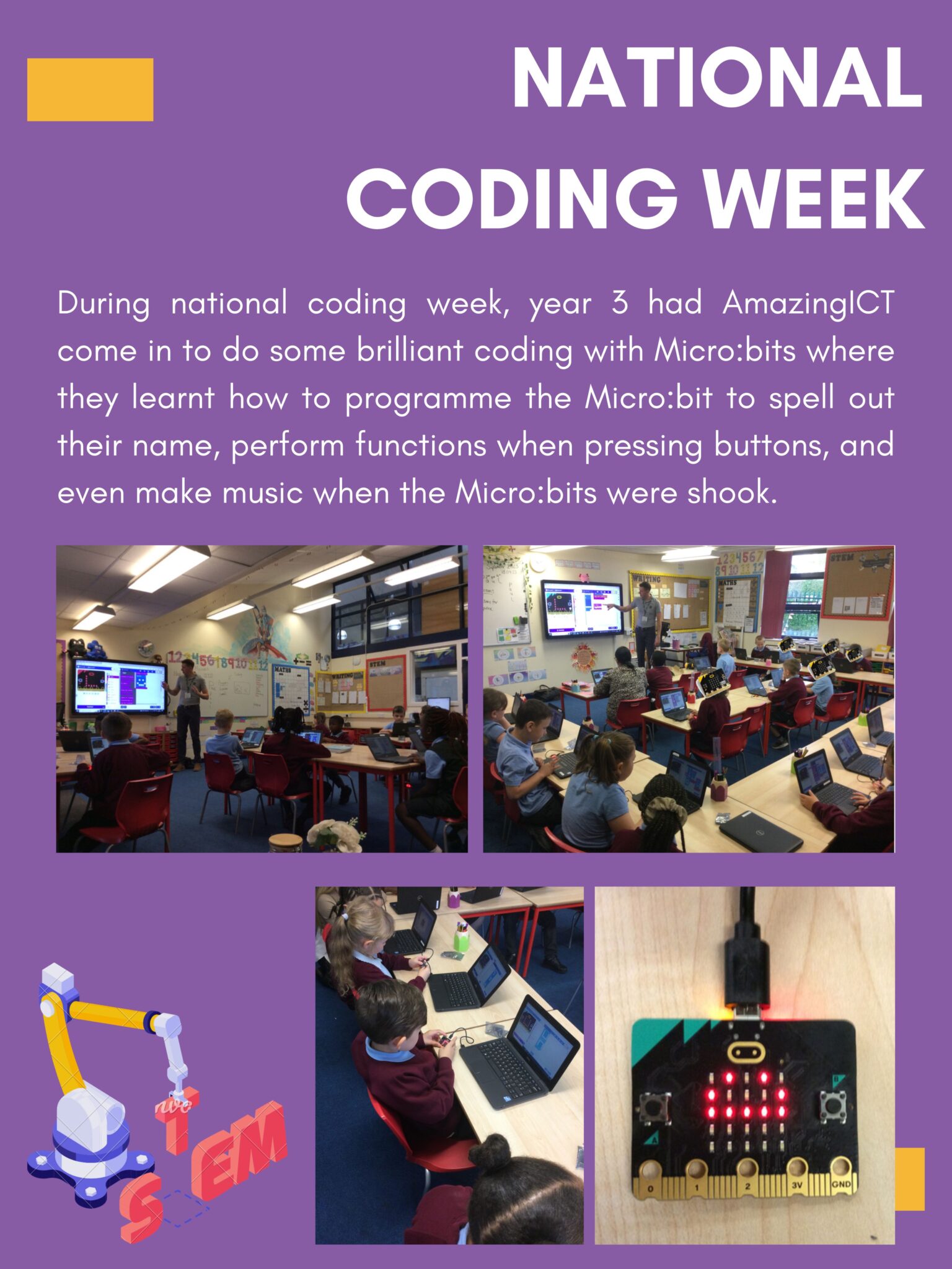 National coding week – Sir Alexander Fleming Primary School